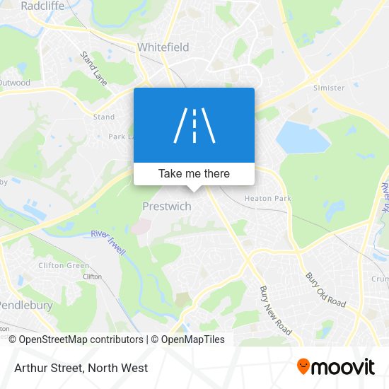 Arthur Street map