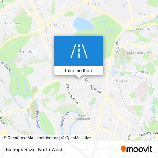 Bishops Road map