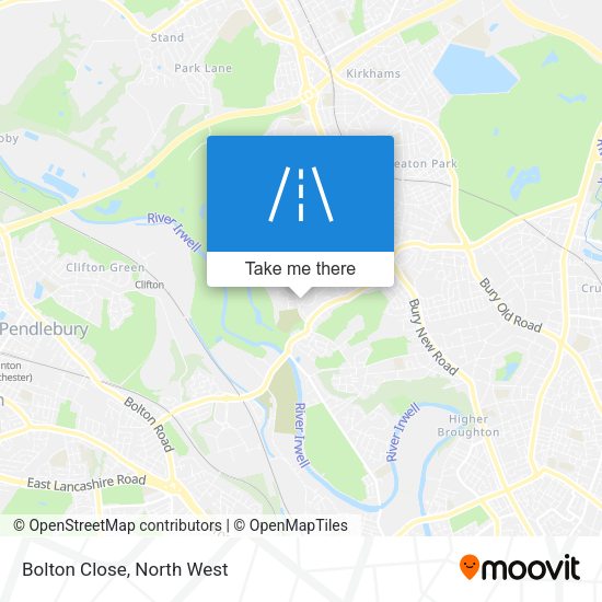 Bolton Close map