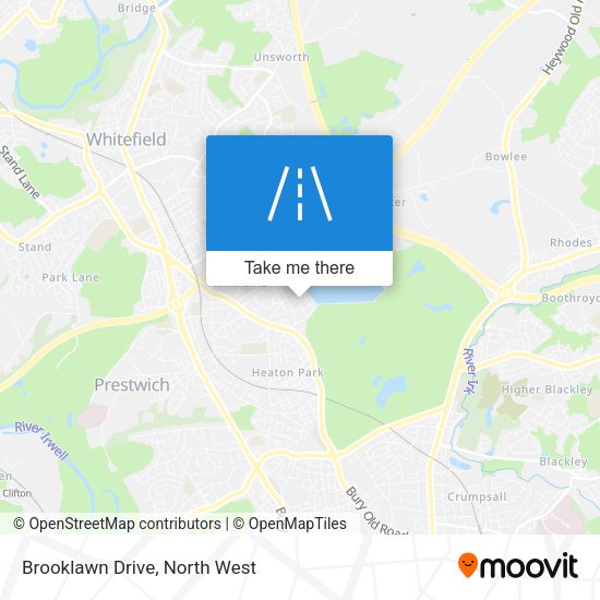 Brooklawn Drive map