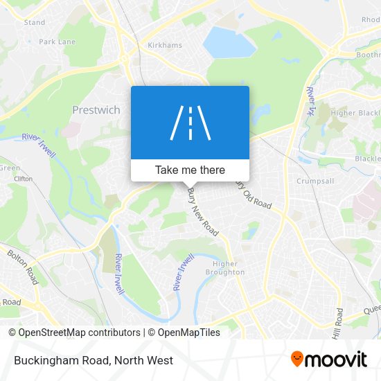 Buckingham Road map