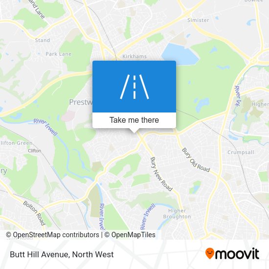Butt Hill Avenue map