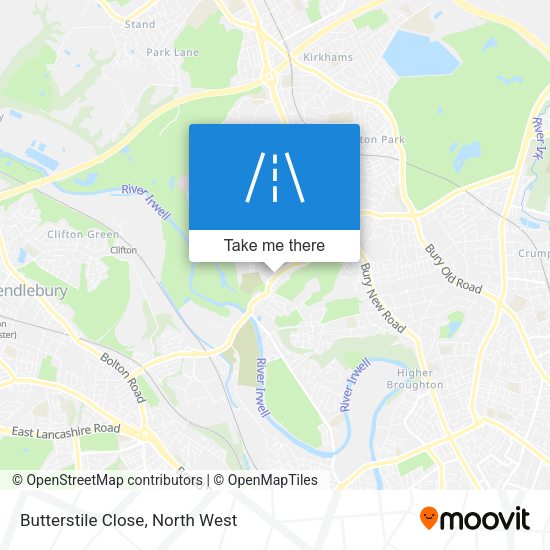 Butterstile Close map