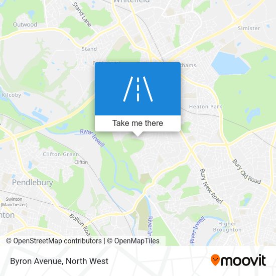 Byron Avenue map
