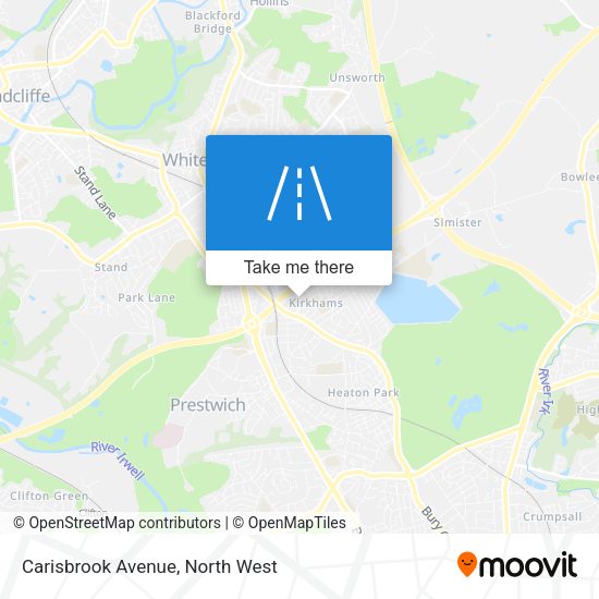 Carisbrook Avenue map