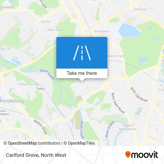Carlford Grove map