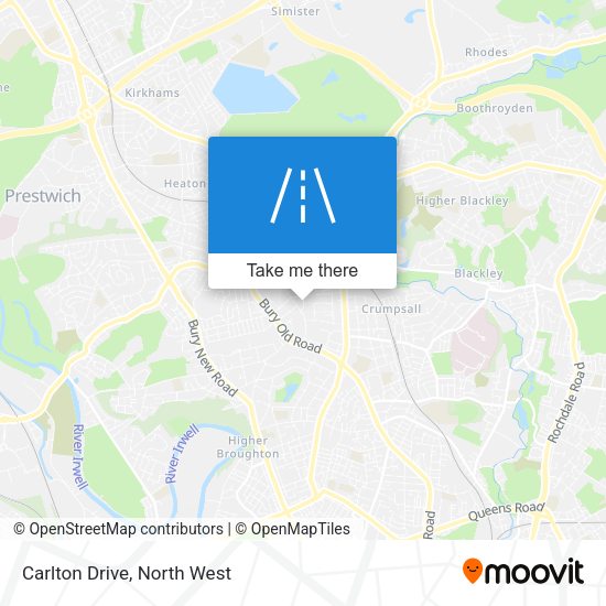 Carlton Drive map