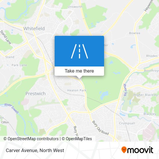 Carver Avenue map