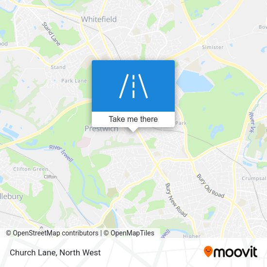Church Lane map