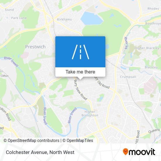 Colchester Avenue map