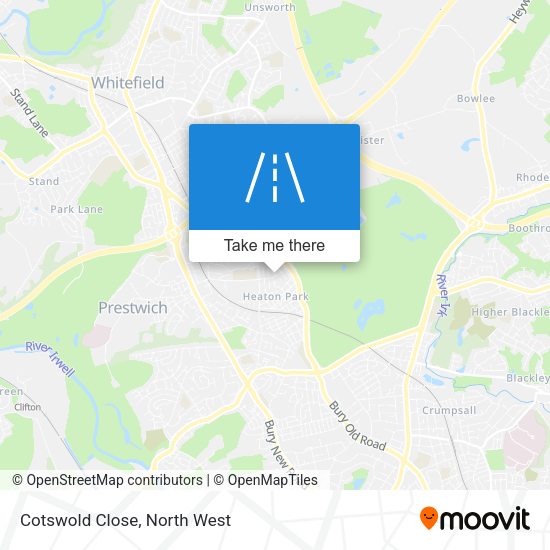 Cotswold Close map
