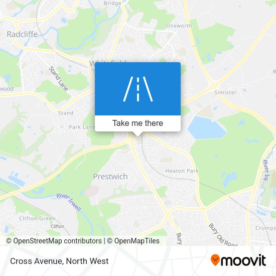 Cross Avenue map