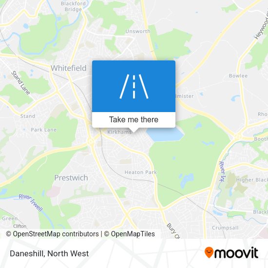 Daneshill map