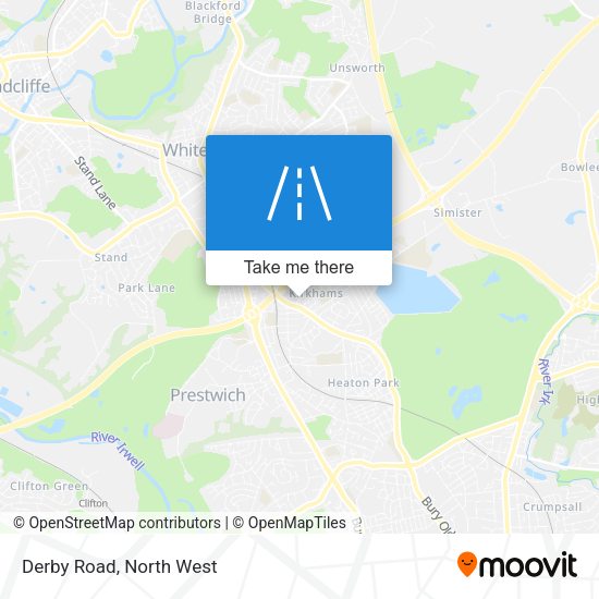 Derby Road map