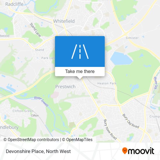 Devonshire Place map
