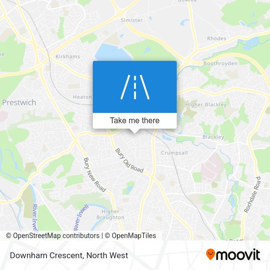 Downham Crescent map