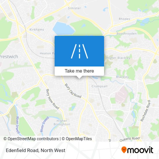 Edenfield Road map