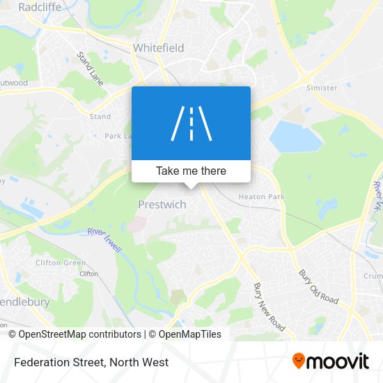Federation Street map