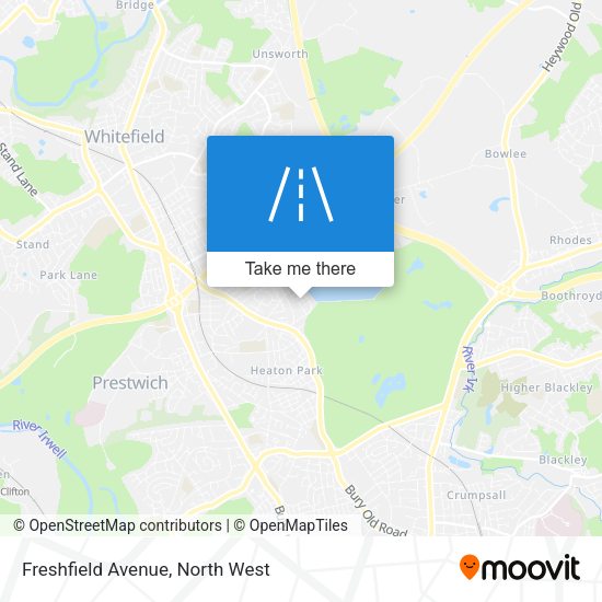 Freshfield Avenue map
