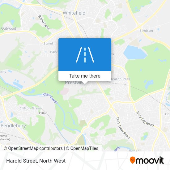 Harold Street map