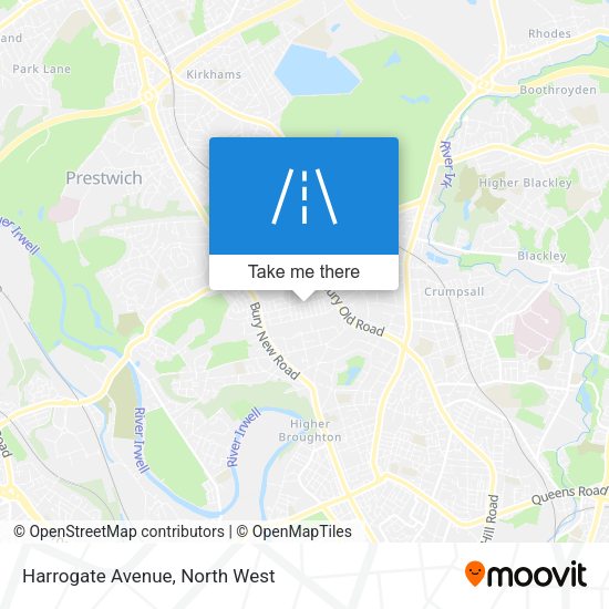 Harrogate Avenue map