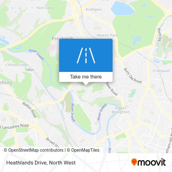 Heathlands Drive map