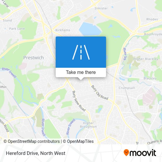 Hereford Drive map