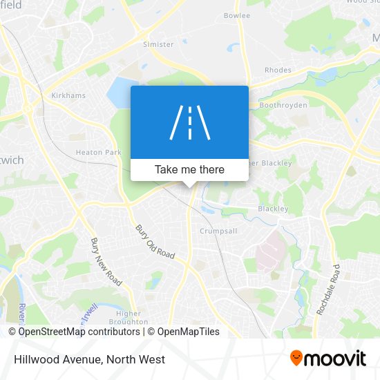 Hillwood Avenue map