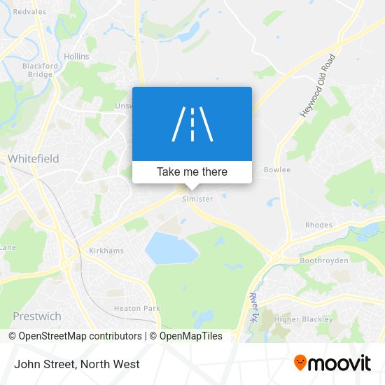 John Street map
