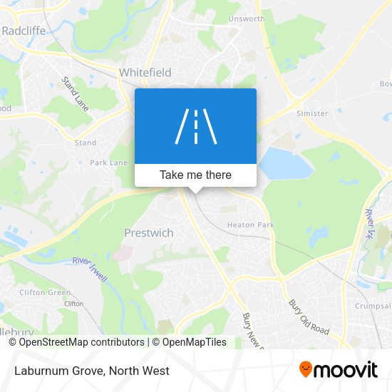Laburnum Grove map