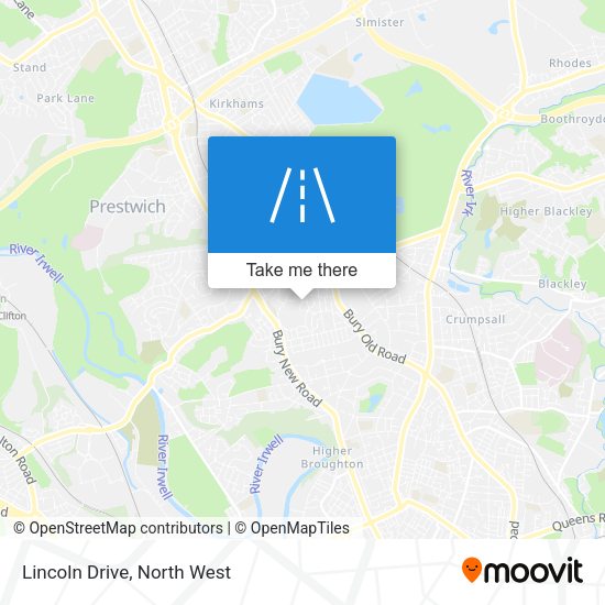 Lincoln Drive map