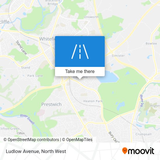 Ludlow Avenue map