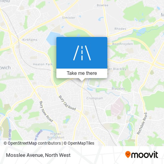 Mosslee Avenue map