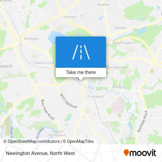 Newington Avenue map