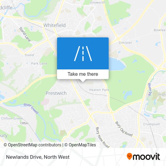 Newlands Drive map