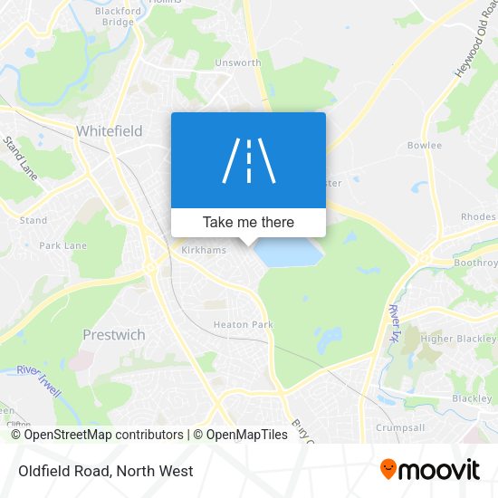 Oldfield Road map
