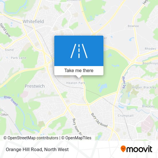 Orange Hill Road map