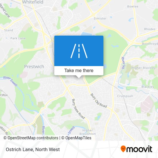 Ostrich Lane map