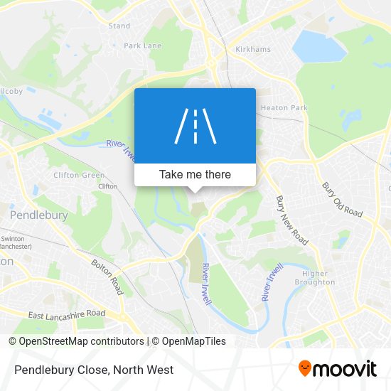 Pendlebury Close map