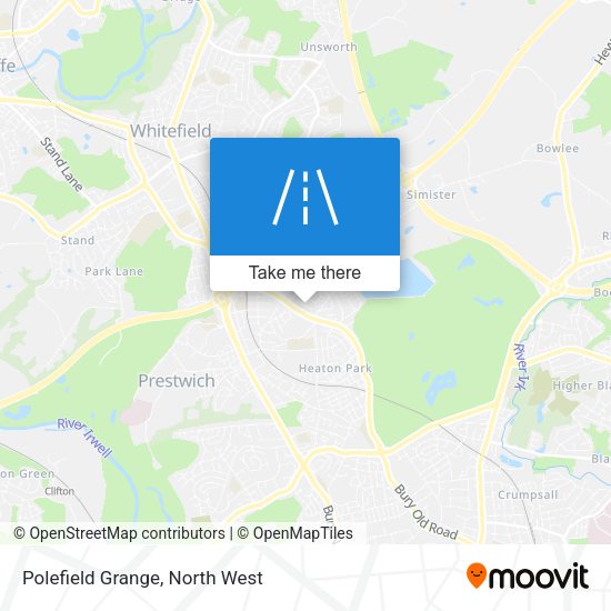 Polefield Grange map