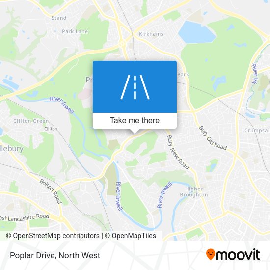 Poplar Drive map
