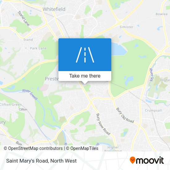 Saint Mary's Road map