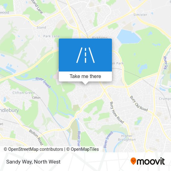 Sandy Way map