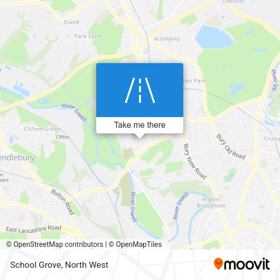 School Grove map