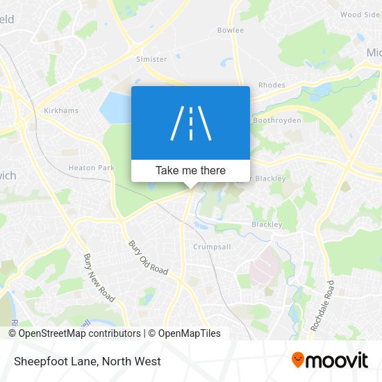 Sheepfoot Lane map