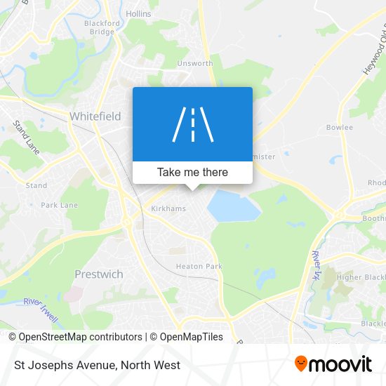 St Josephs Avenue map