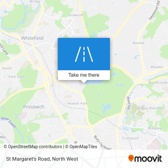 St Margaret's Road map