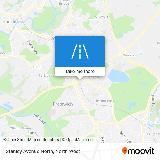Stanley Avenue North map
