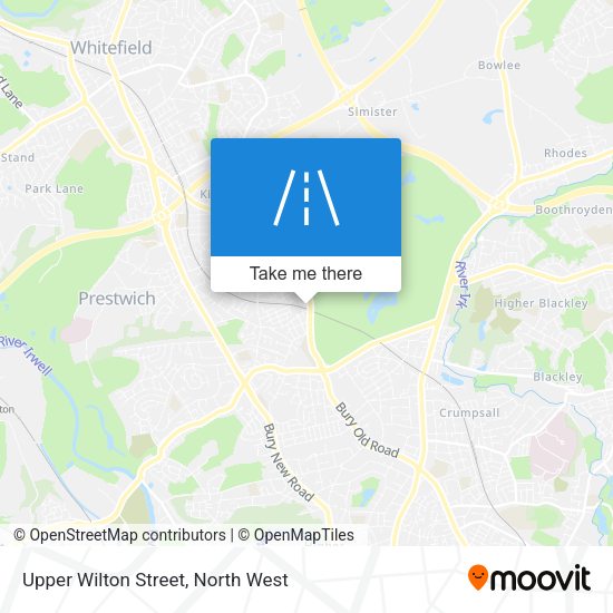Upper Wilton Street map