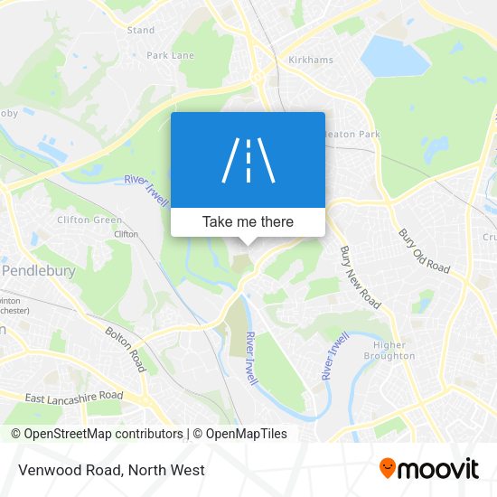 Venwood Road map